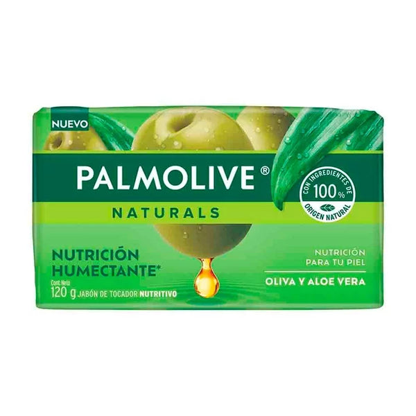 JABON PALMOLIVE OLIVA Y ALOE VERA 120 GR UPC 7509546682471