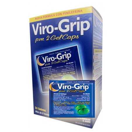 VIRO-GRIP PM GEL CAPS 24/2