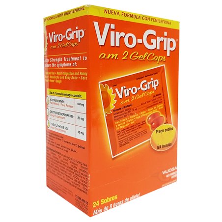 VIRO-GRIP AM GEL CAPS 24/2