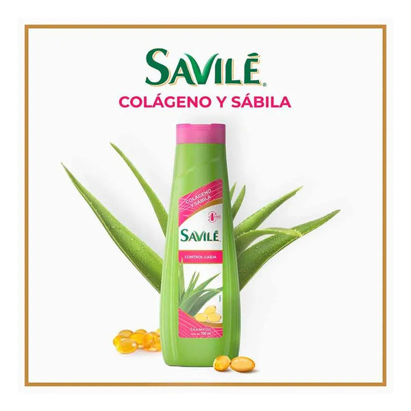 SHAMPOO SAVILE COLAGENO Y SABILA 700ML UPC 850035181911