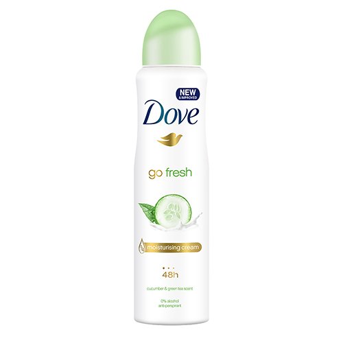 DOVE SPRAY GO FRESH CUCUMBER & GREEN 150ML