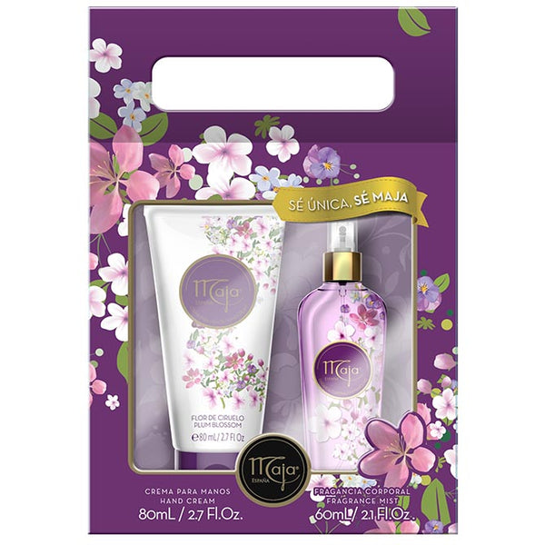 MAJA GIFT SET MINI SPLASH & LOTION PLUM 2.1 OZ