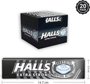 HALLS BLACK EXTRA STRONG 20'S