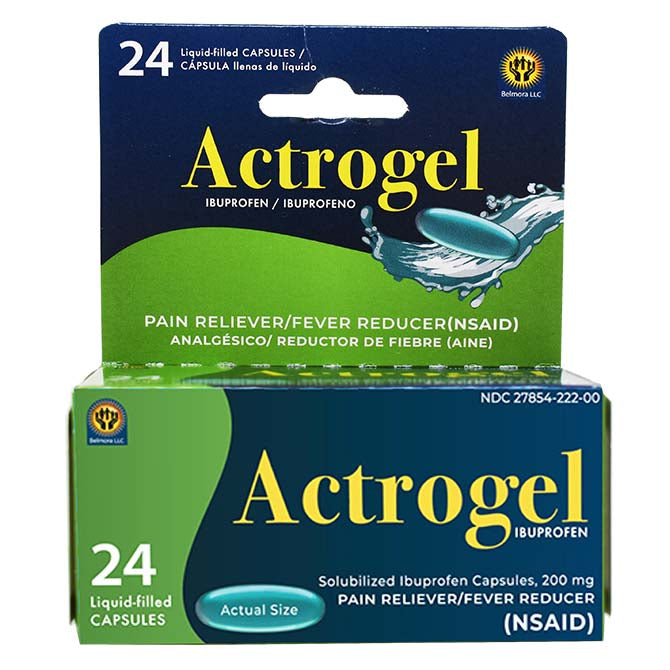 ACTROGELS-IBUPROFEN MINIGELS