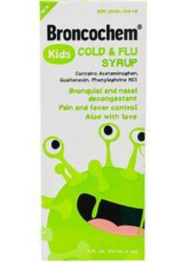 BRONCOCHEM KIDS COLD & FLU 4 OZ