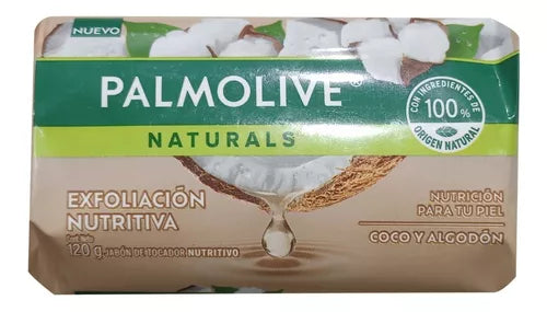 JABON PALMOLIVE COCO Y ALGODON 120GR UPC 7509546682310