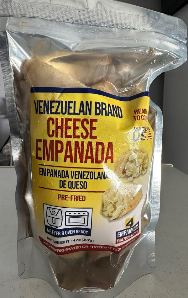 VENEZUELAN CHEESE EMPANADA 1/16 BOLSA DE 4