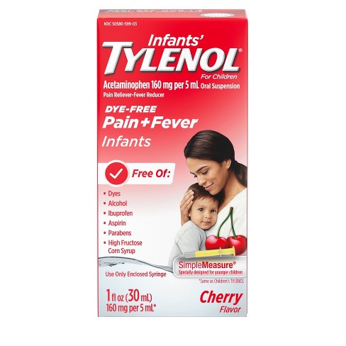 TYLENOL DROPS INFANT CHERRY 1 OZ