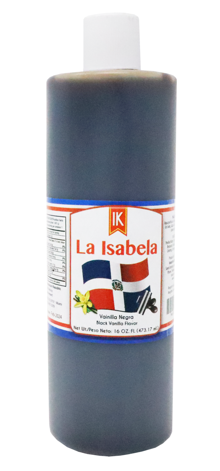 VAINILLA LA ISABELA NEGRA 16OZ/24