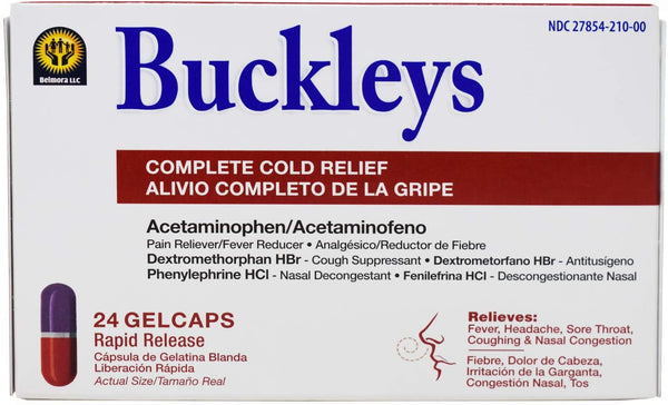 BUCKLEY'S COLD-RELIEF LIQUID GELS