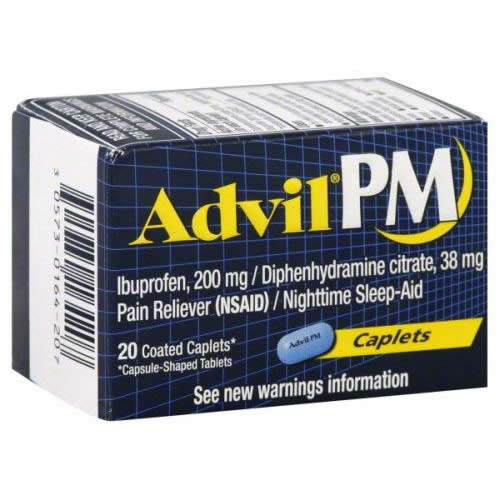 ADVIL PM CAPLETS 20's