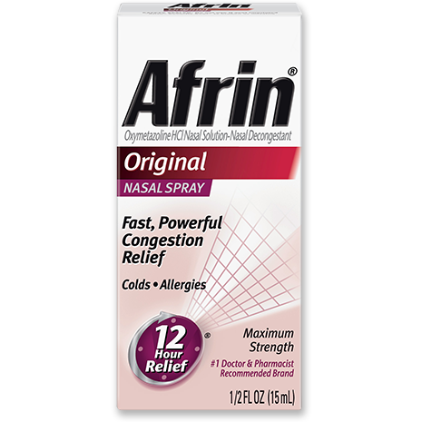 AFRIN NASAL SPRAY REGULAR .05 OZ