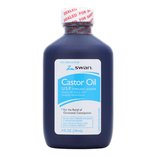 CASTOR OIL 4 OZ SWAN