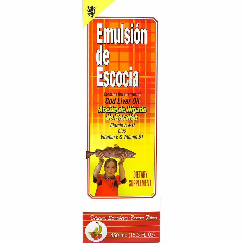 EMULSION DE ESCOCIA STRAW/BANANA 15.3 OZ. UPC 042279573137