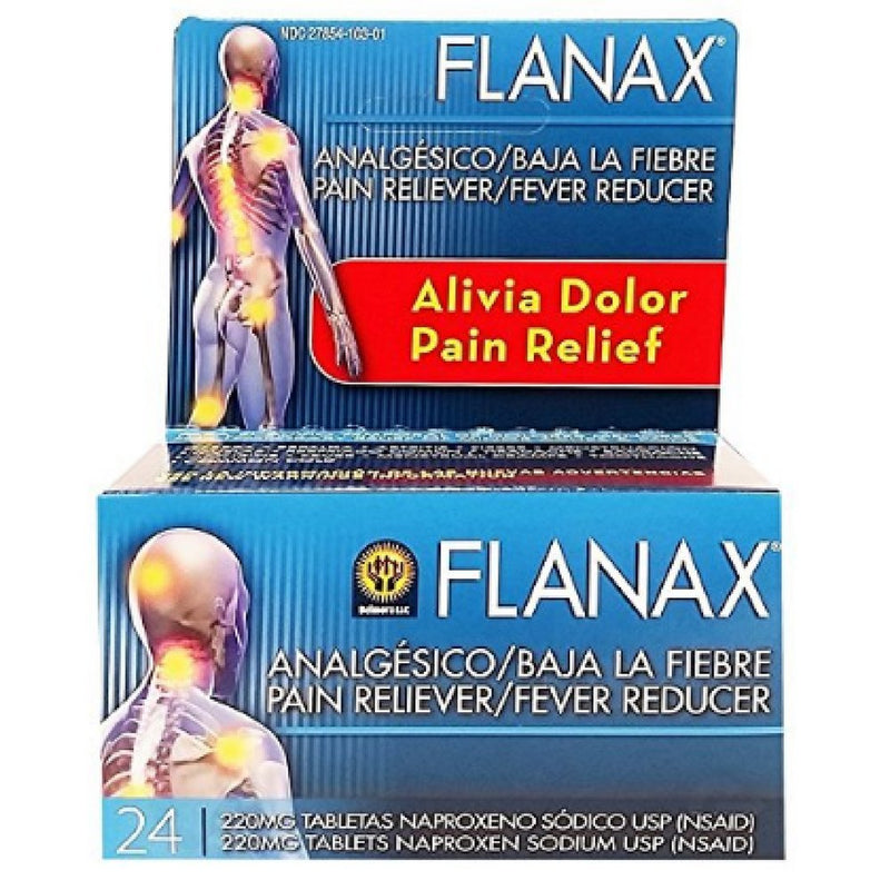 FLANAX TABLETAS'24. UPC 853030002106