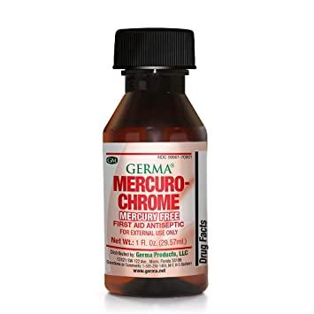 GERMA MERCURIO-CHROME RED 1 OZ 790933708011