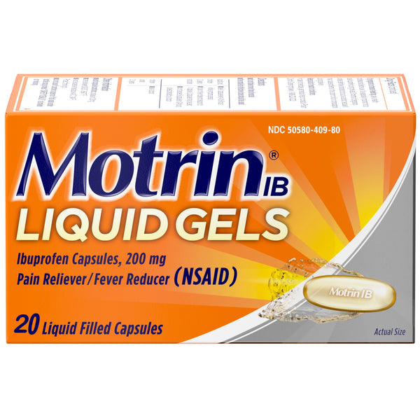 MOTRIN 20'S LIQ GEL