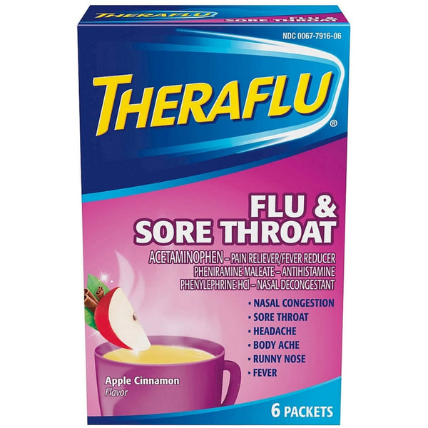 THERAFLU PURPLE FLU & SORE THROAT