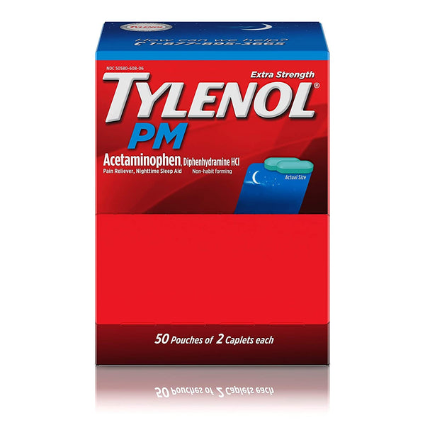 TYLENOL PM 50/2 CAPLETS