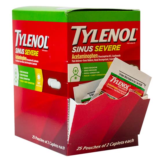 TYLENOL SYNUS SEVERE 25/2