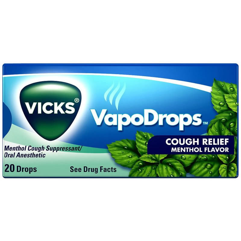 VICKS COUGH DROPS GREEN 1/20