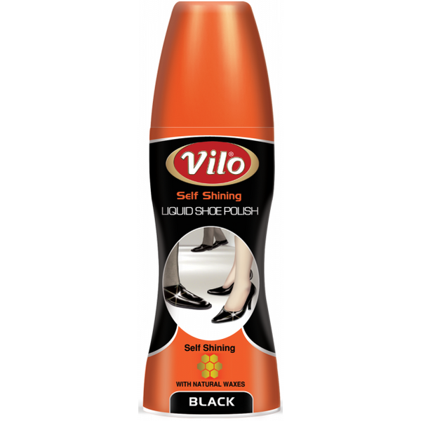 VILO SHOE LIQUID POLISH BLACK 2.7OZ