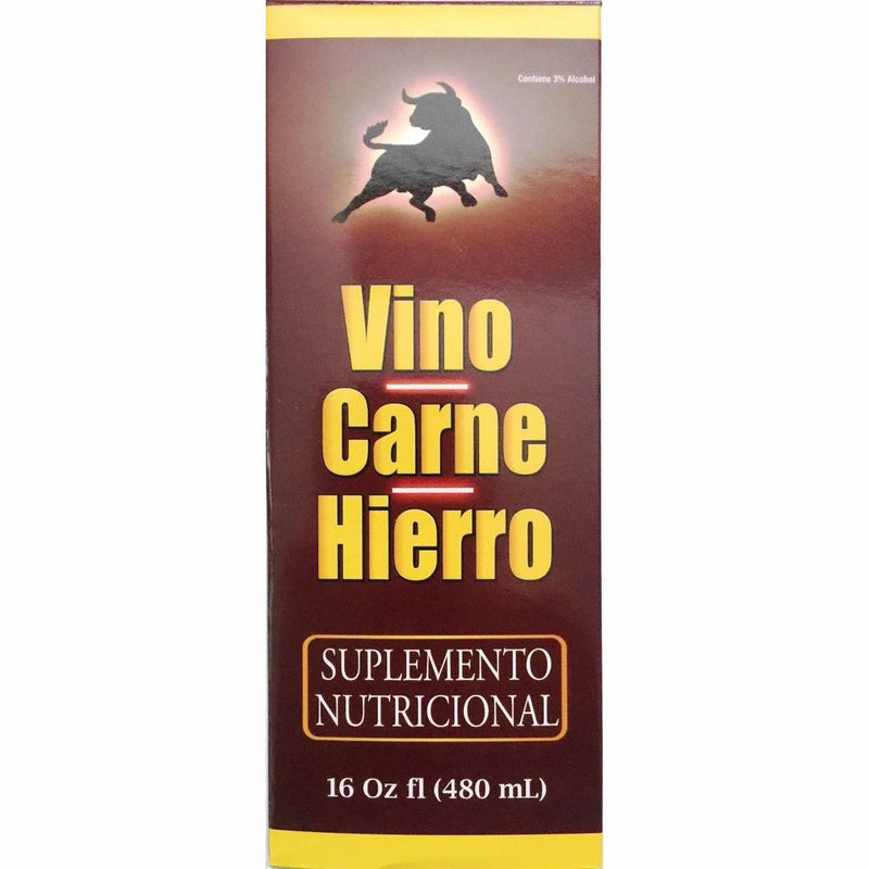 VINO CARNE HIERRO MENPER 16 OZ