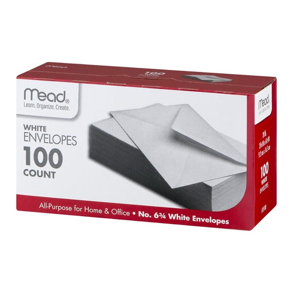 WHITE ENVELOPE 100 COUNT SM