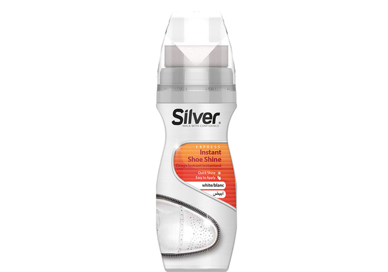 SILVER LIQUID WHITE SHOE POLISH